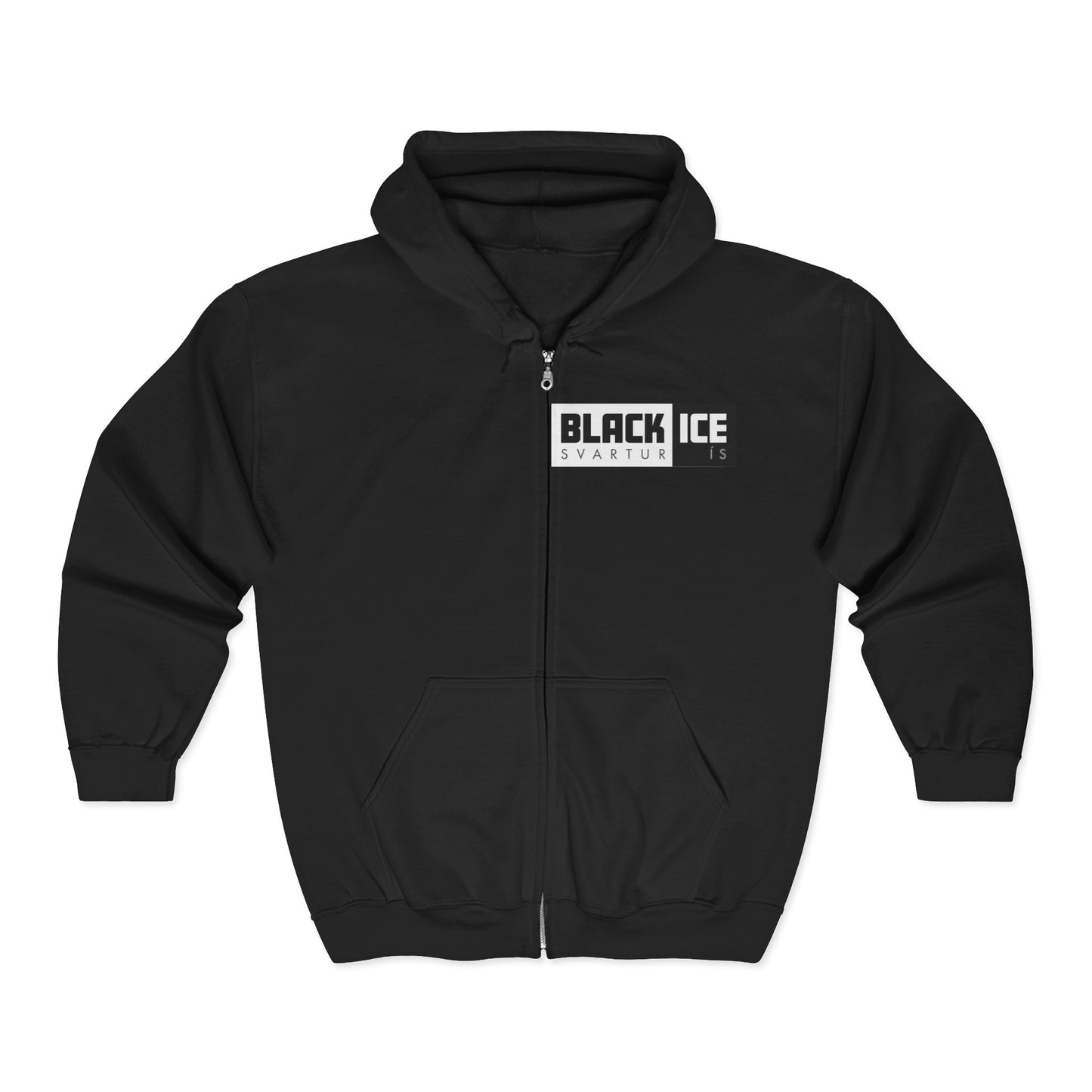 The Black Ice Full-Zip Hoodie