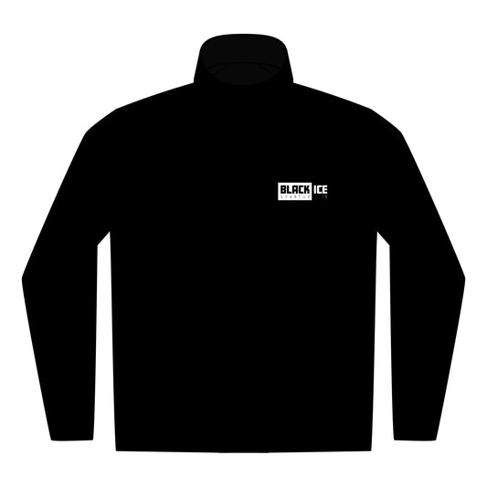The Black Ice Sport-Wick® Stretch Quarter-Zip Pullover