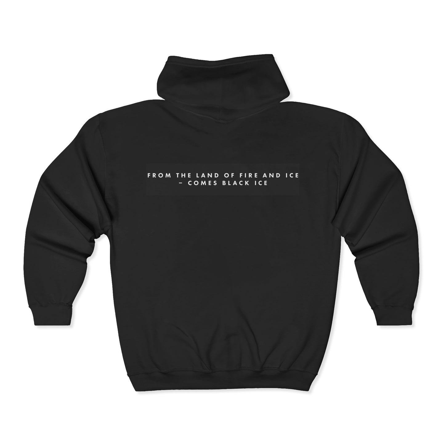 The Black Ice Full-Zip Hoodie