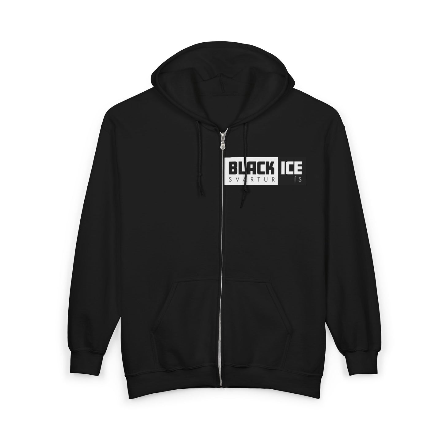The Black Ice Full-Zip Hoodie